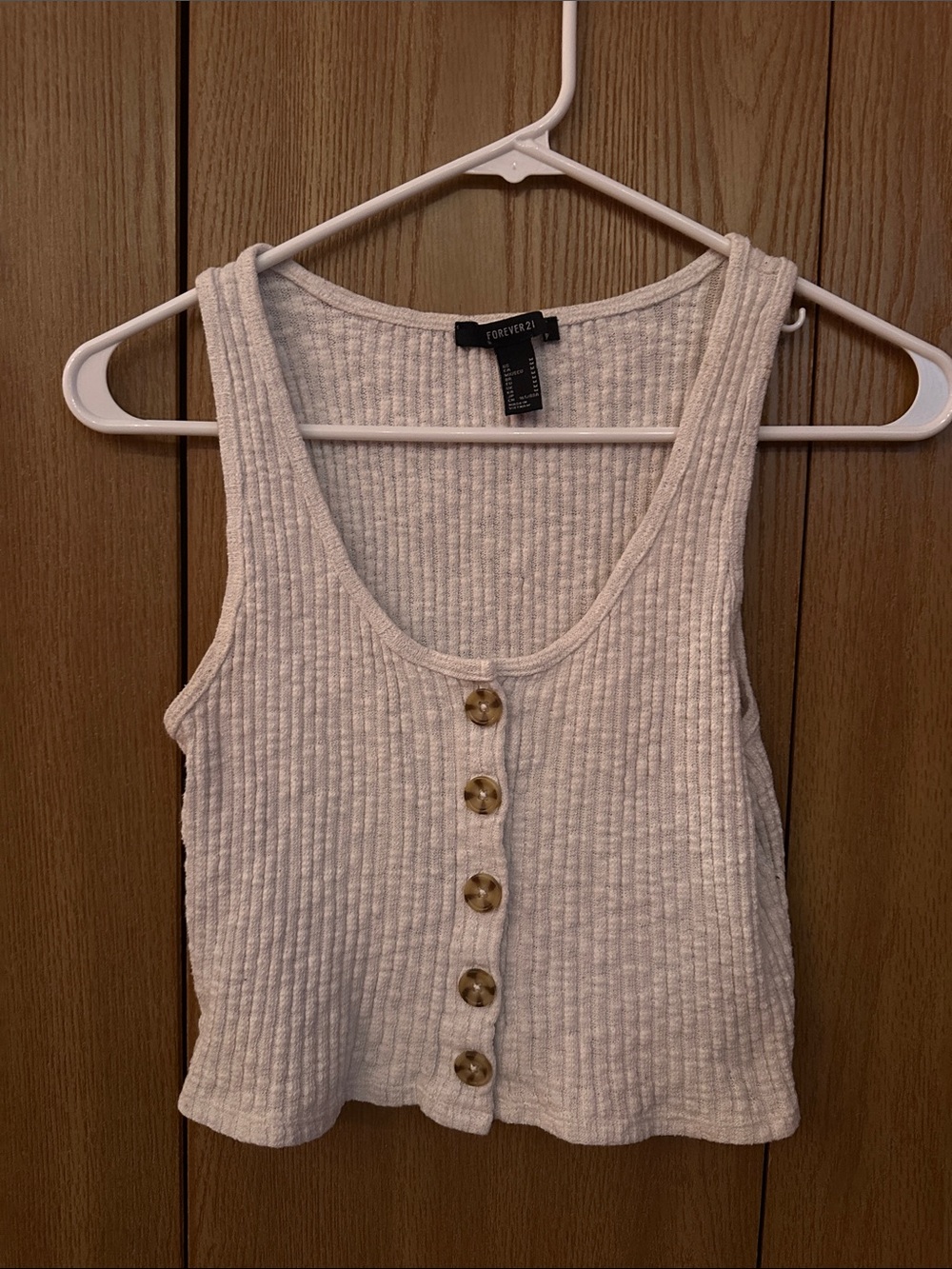Forever 21 knit crop tank top